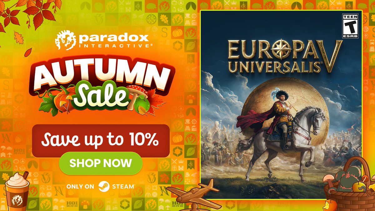 E_Universalis's tweet photo. The Grand Voyage is underway.
Across the Pillars now revealed.
And Europa Universalis V is 10% off in the Steam Autumn Sale.

Good time to get on board?
Explore the sale here: https://t.co/Qw8MOQPkXE https://t.co/SpJWilIfp5