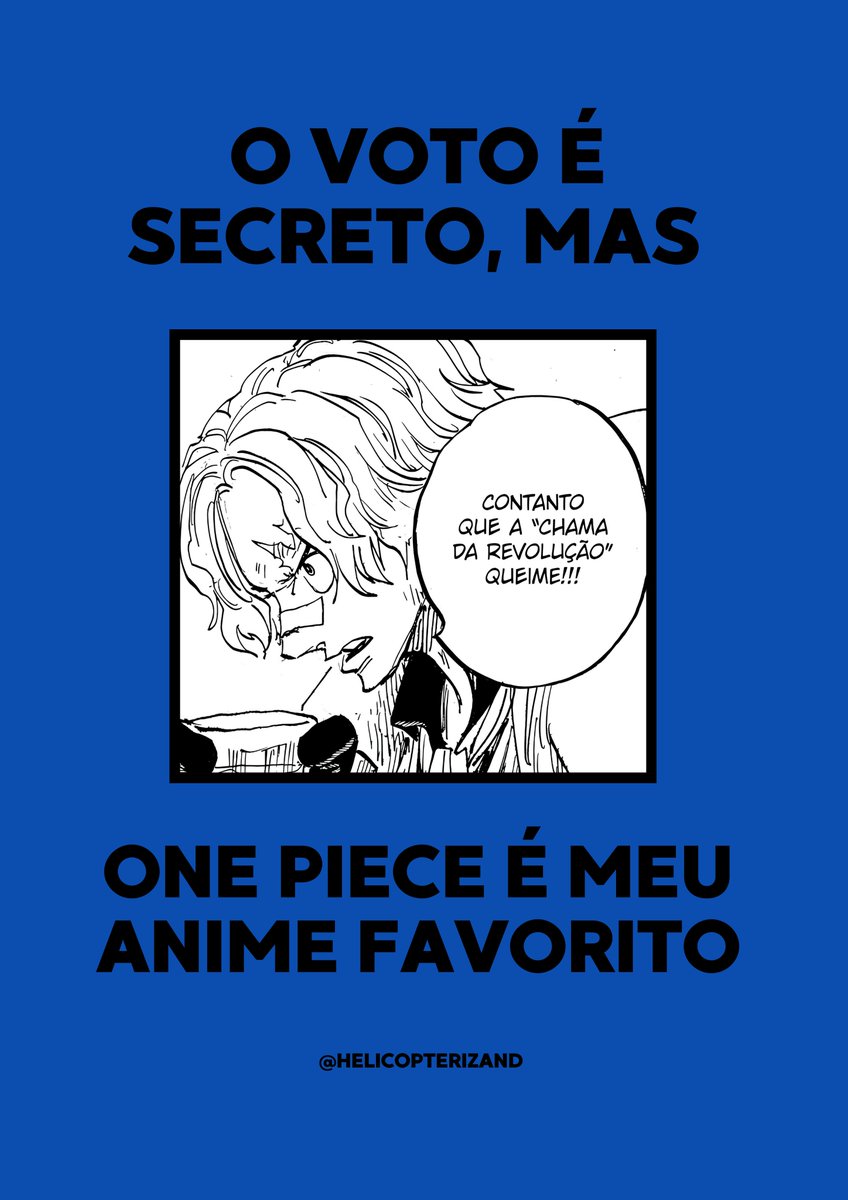 helicopterizand's tweet photo. O voto é secreto, mas one piece é meu anime favorito! (PARTE 2) https://t.co/c8z64vKC9Q