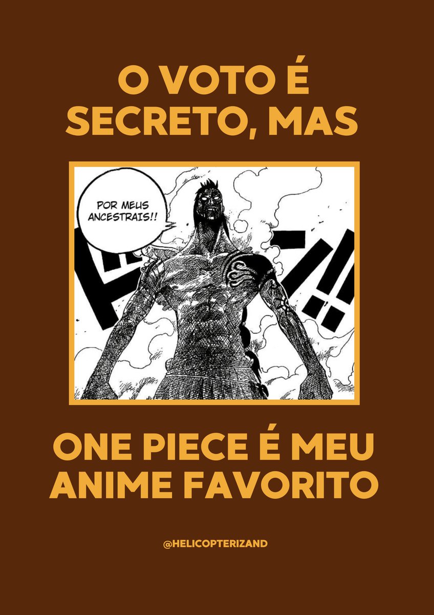 helicopterizand's tweet photo. O voto é secreto, mas one piece é meu anime favorito! (PARTE 2) https://t.co/c8z64vKC9Q