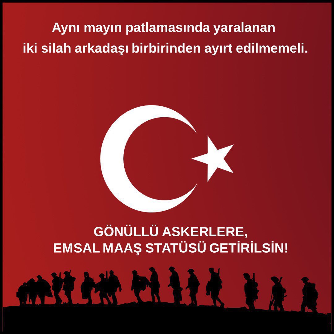 Honen1839237's tweet photo. @oktay_saral @RTErdogan Başkanım #Erşehit Yakınları ve #Ergazilerin Emsal özlük Hakları verilmelidir. verilen Sözler Tutulmalıdır…
#GazileriminYanındayım 🇹🇷 https://t.co/pMFIQyoo9E
