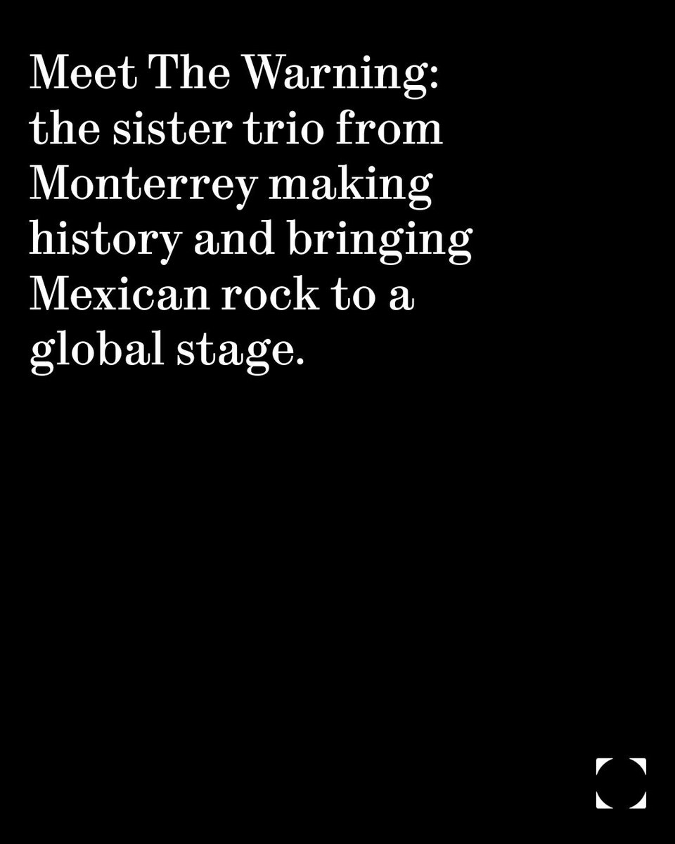 TheWarningDaily's tweet photo. "The Warning are having a moment. ⚡️

From making Billboard history with “KEROSENE” to a Latin GRAMMY nomination and their first headlining stadium show, the Mexican rock trio is taking things to another level.

Get to know UMPG songwriters The Warning. 🇲🇽🤘"
(via @UMPG) https://t.co/xfjC3Py8Uf