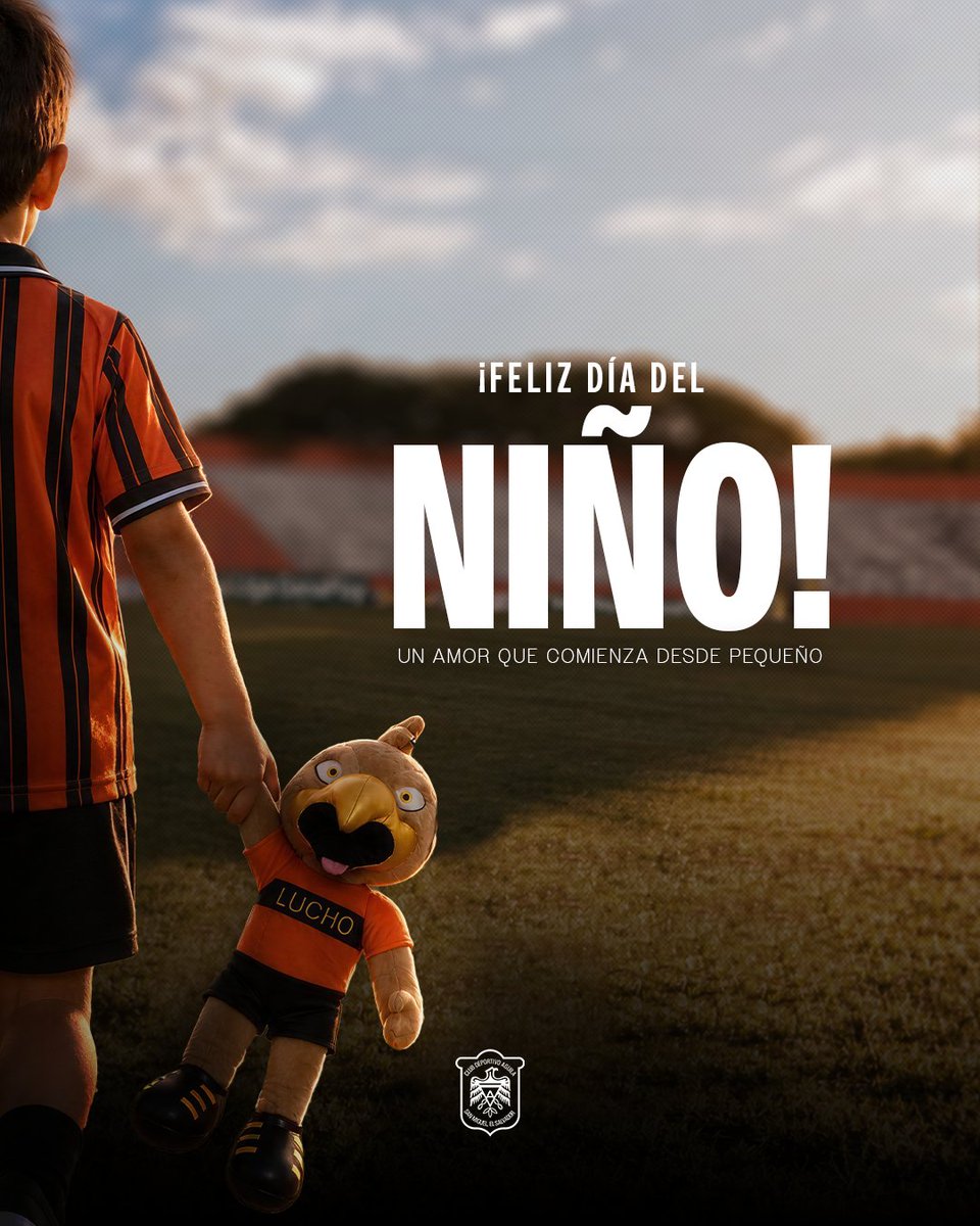 cdaguilaoficial's tweet photo. ¡Feliz Día del Niño, aguiluchos! 🦅🔥
Desde pequeños siempre llevando estos colores en el corazón.🧡

#ElMásQuerido 🖤🧡 https://t.co/Q89RV3ZUHB