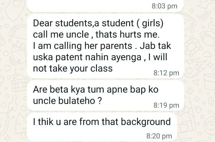 CondomSena0's tweet photo. Never take admission to a third-tier college 😭 https://t.co/18JARAzExO