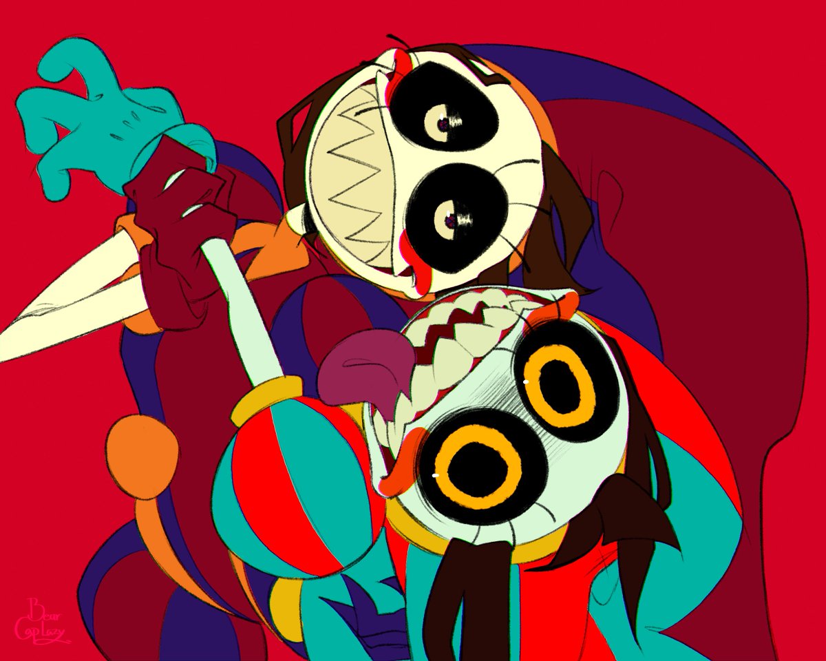 bearcap_lazy's tweet photo. Let's goooo happy Spooktober guys!! 👻 

#TADC  #duffysdigitalcircus #spookyseason https://t.co/EnDOEQku1H