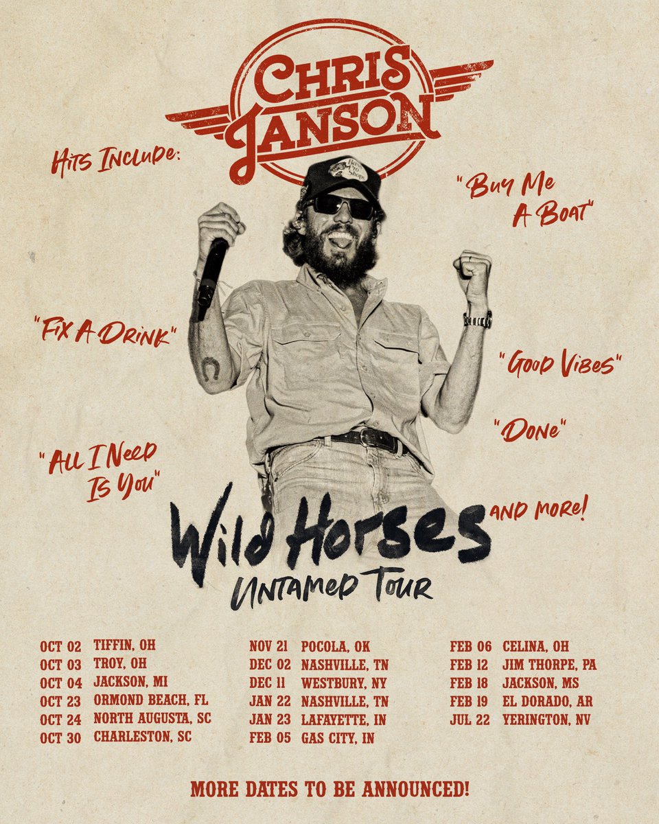 janson_chris's tweet photo. See ya’ll at an upcoming show 🔥 It’s gonna be fun! https://t.co/8O7t8kz3ea https://t.co/dxgDcJohUX