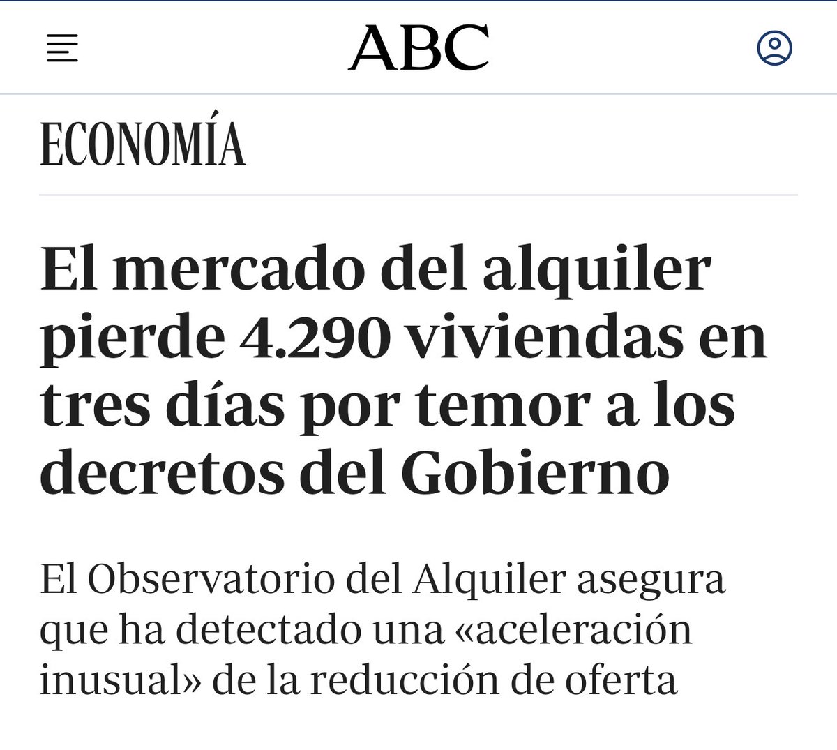 hiperfalcon's tweet photo. Está pasando en España hoy. Puede pasar en Argentina mañana mismo si vuelve la Ley de Alquileres. https://t.co/mYwA8OSexW