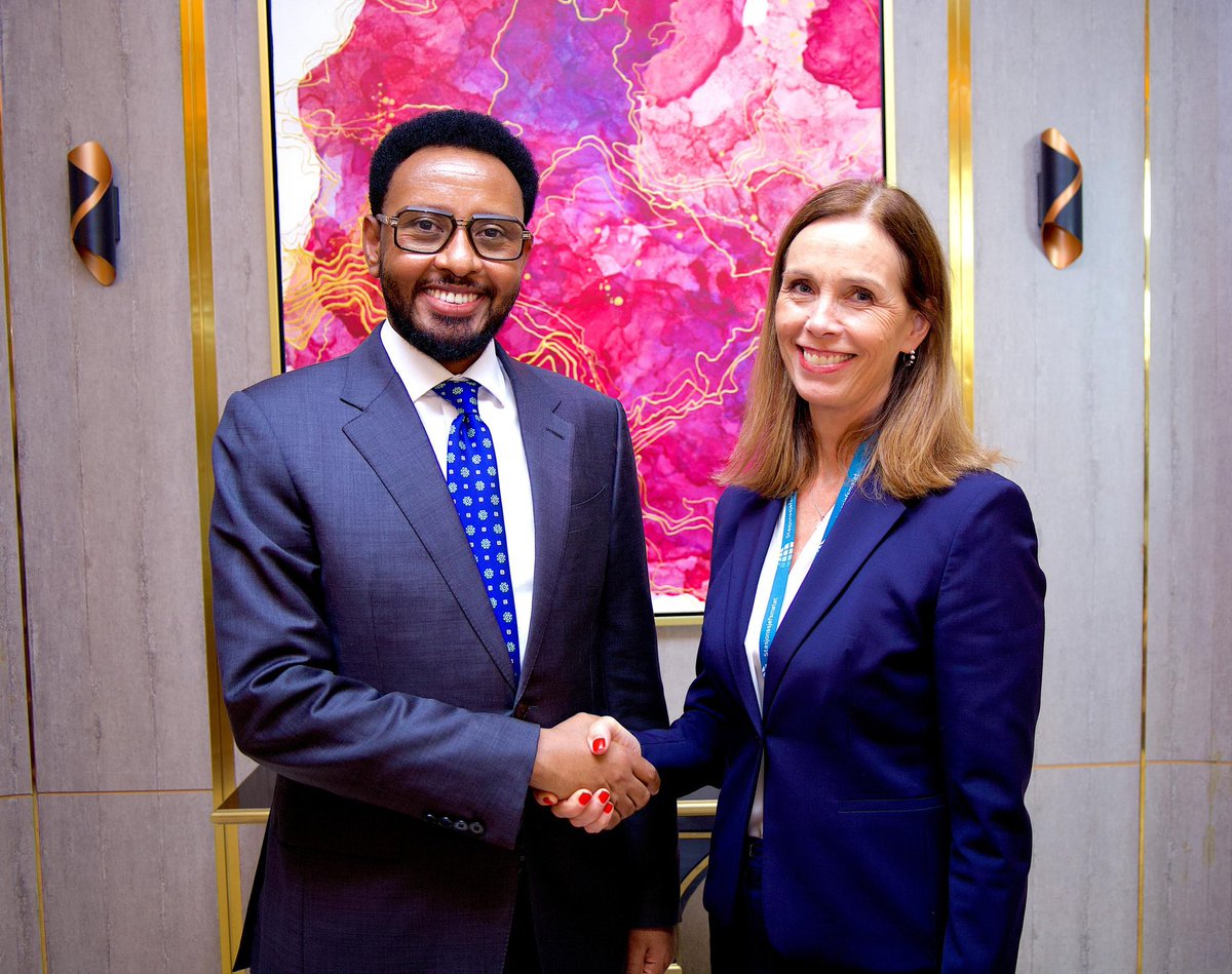 BihiEgeh's tweet photo. Pleased to meet with Ambassador Siv Cathrine Moe, Norwegian Ambassador to Somalia, @NorwayAmbKenya.

We discussed strengthening the Somalia–Norway partnership, with a focus on economic development, advancing key reforms, and deepening development cooperation that supports sustainable growth.