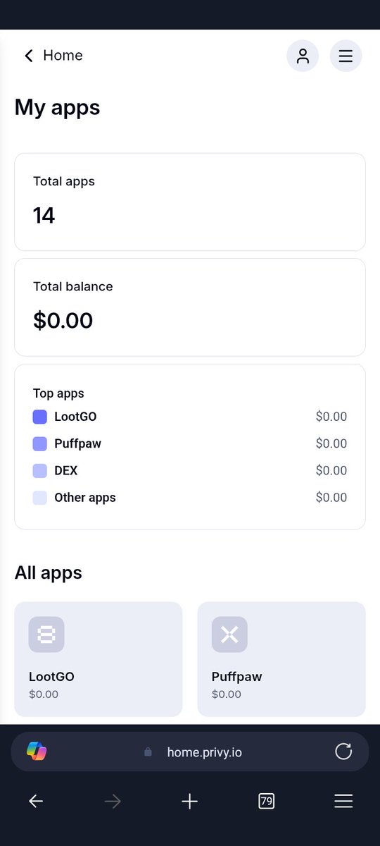 AmadOn_X's tweet photo. Hehehe😆 got $0 

You should check out yours too👇

ever used email/google  to log into a web3 app? 

you might have money sitting in Privy

check balance: https://t.co/Qv3cjMHbON 
you can easily export wallet to withdraw your assets https://t.co/IL4XhkWbuL