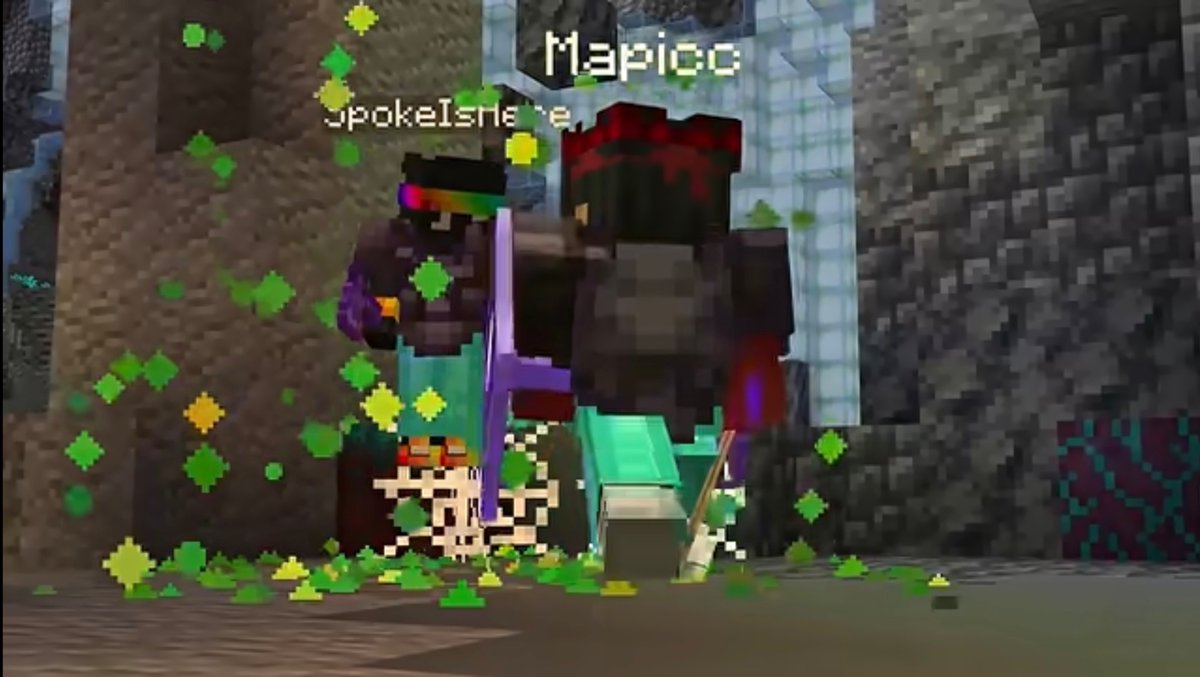 AnarchB33's tweet photo. ok not to bring up y'alls trauma or anything but imagine if we get a parralel scene between mapicc popping spoke's totem in this cave and if mapicc pops the totem of null. like. hear me out on this. the paralel ideas go crazy. https://t.co/CWhchGpRsC