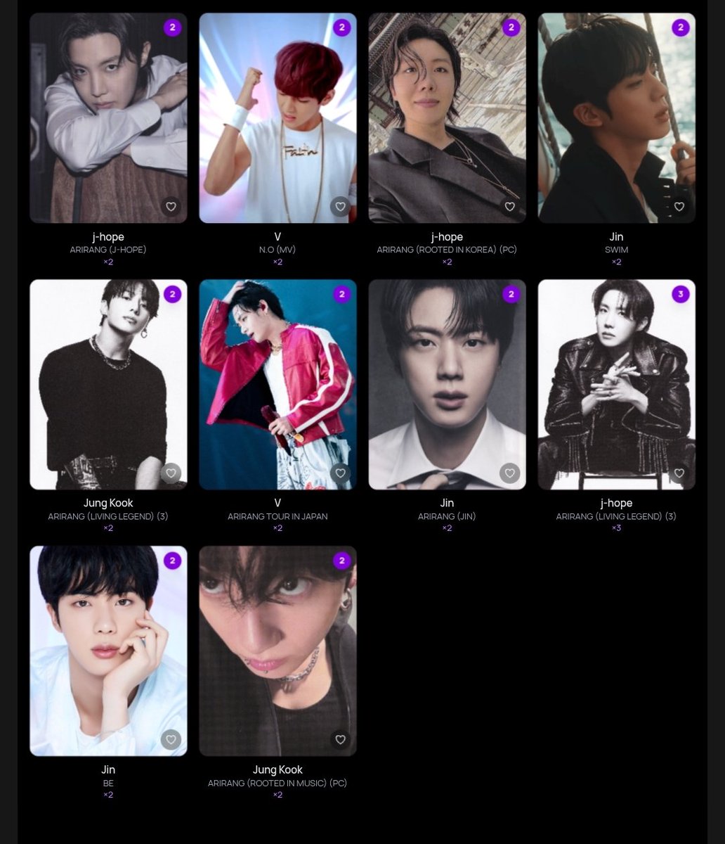 ayesheditz's tweet photo. guyss i have like 22 duplicate cards!
if anybody wants any one of those please trade with me on bcd
i'm attaching the cards i have below
username: snowflower07
#bcdtrade https://t.co/Y3d9ieUEVo