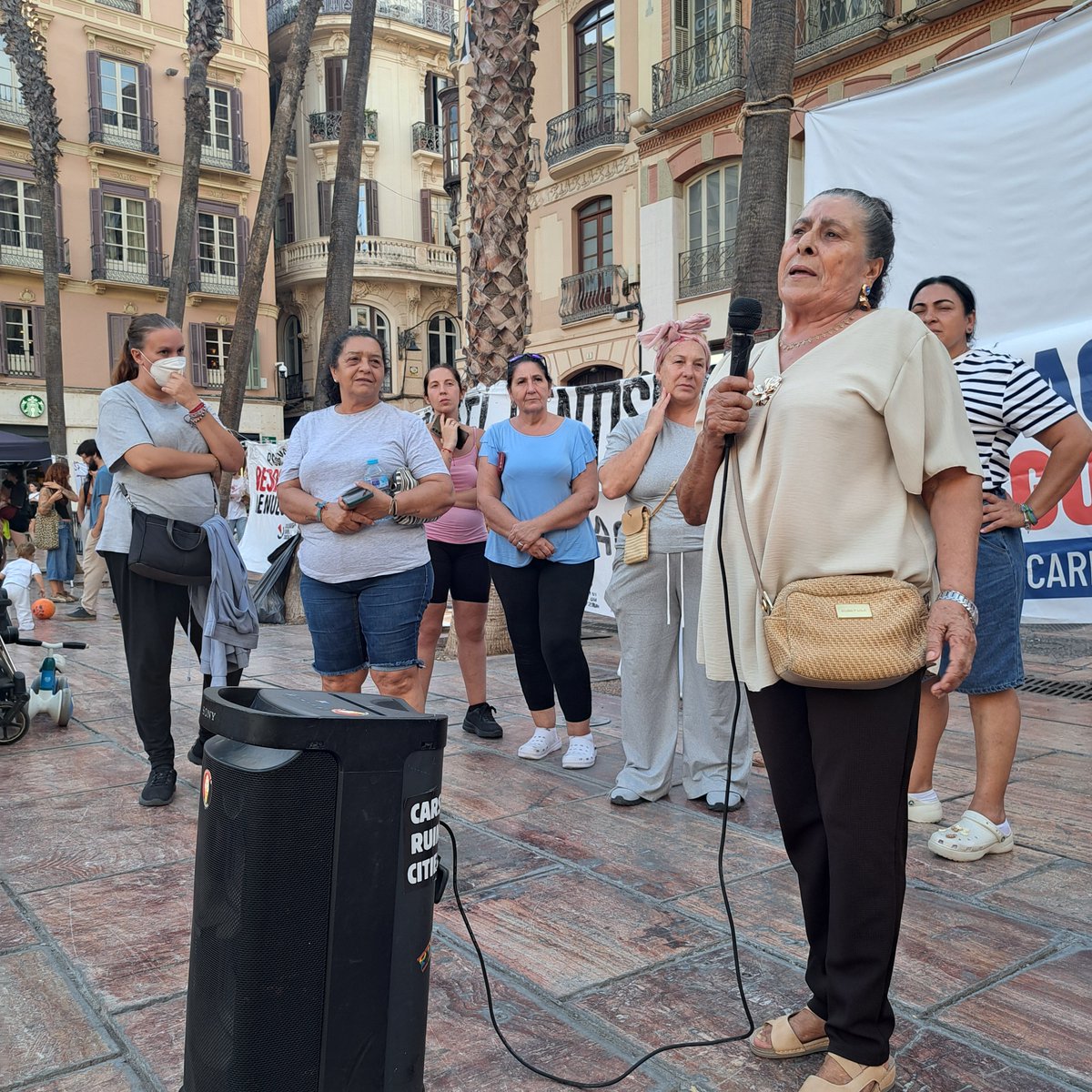 InquilinatoMLG's tweet photo. 📣 POR ELLAS nos vamos el SÁBADO 3 a las 19h en MANIFESTACIÓN desde la ACAMPADA (Plaza de la Constitución)
#NosQuedamos 👇🏽 https://t.co/iAkEPDylsZ