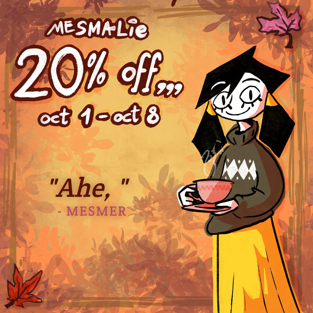 orbitaldot's tweet photo. Mesmalie is 20% off! The game features witches and squashes, so it's the perfect way to spend an autumn evening... 99% overwhelmingly positive on Steam, so it's pretty good too ,    allegedly! https://t.co/eLiJbpow3r
