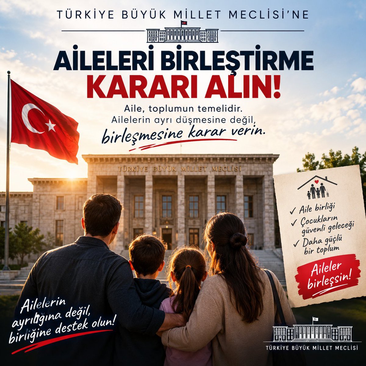 brfn48's tweet photo. 👨‍👩‍👧‍👦 Bir uygulama kaldırılırken yerine gelecek yöntem de hazırlanır. Genel il emri için neden bu hazırlık yapılmadı? Bir yıl geride kalmışken ekim ayında “çözüm aranıyor” denmesi ailelerin mağduriyetini nasıl giderecek? #TBMMAileleriBirleştir @RTErdogan @Yusuf__Tekin @cftcblnt @YilmazzGuney