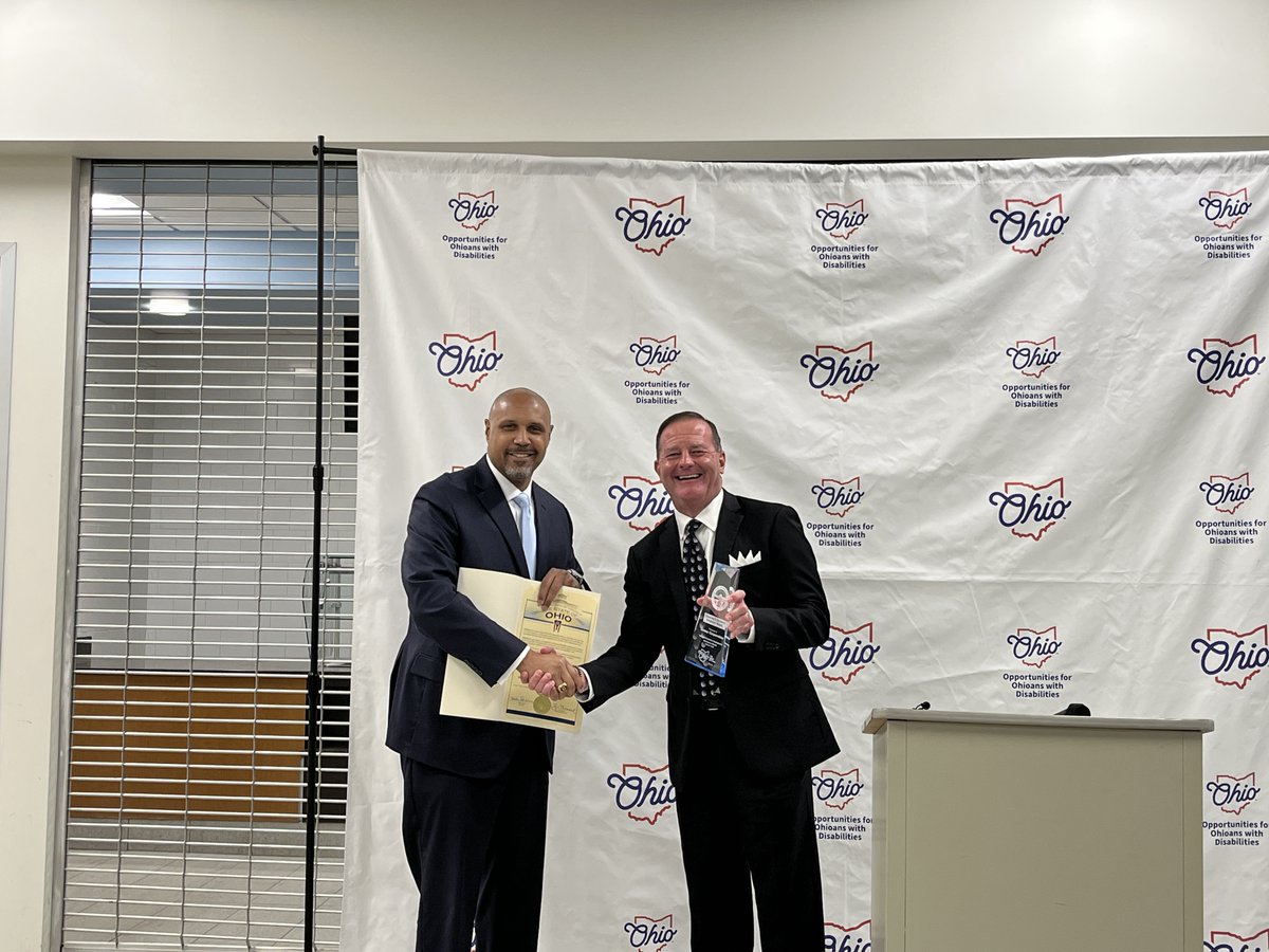 OhioOOD's tweet photo. Congrats to @CintasCorp &amp; @miamiuniversity, the 2026 Governor's Inclusive Employer Award Winners! 🏆

Join us in celebrating their dedication to disability-inclusive hiring. Learn more: ➡️ https://t.co/hAqON6kEhi

#NDEAM @OhioOWT https://t.co/hXOYATutT5