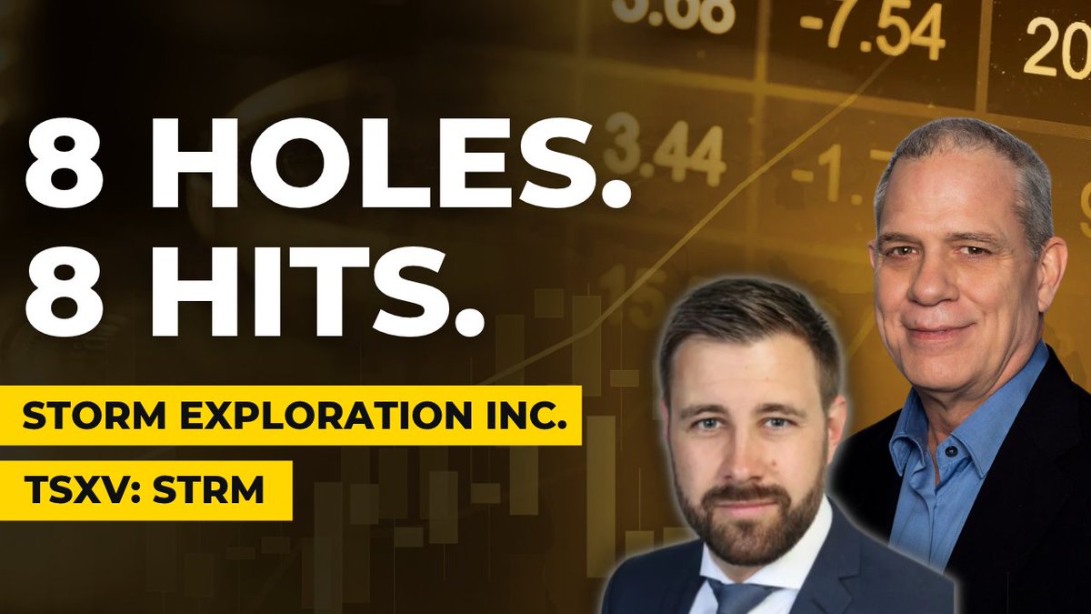 soarfinancial's tweet photo. Storm Exploration has confirmed a new VMS system at Gold Standard.

8 holes. 1,500+ metres drilled. Sulfides encountered in every hole across 1.9km of strike.

CEO Bruce Counts explains what they've found and why the assays will determine what comes next.

Watch 👇
https://t.co/jVmlza2FtS

@StormExInc | $STRM.V | #coi