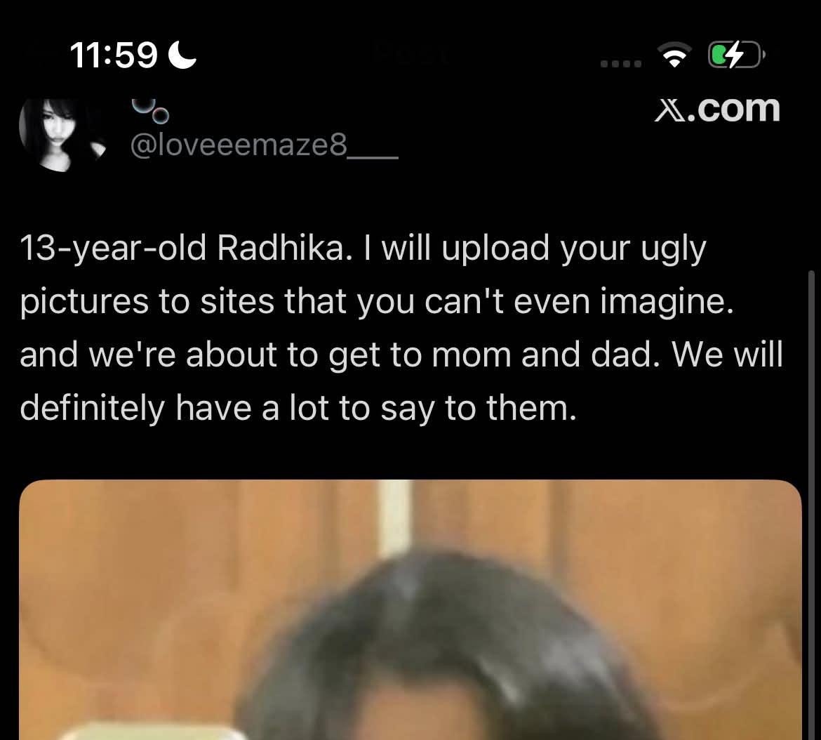karmaster_1's tweet photo. BTS Armys are threatening to upload a 13yo minor's pics on adult sites just because she doesn't like Chris Brown.
Armys are a disgusting cult, full of misogynists &amp; racists. https://t.co/Na4Wg1gf2G