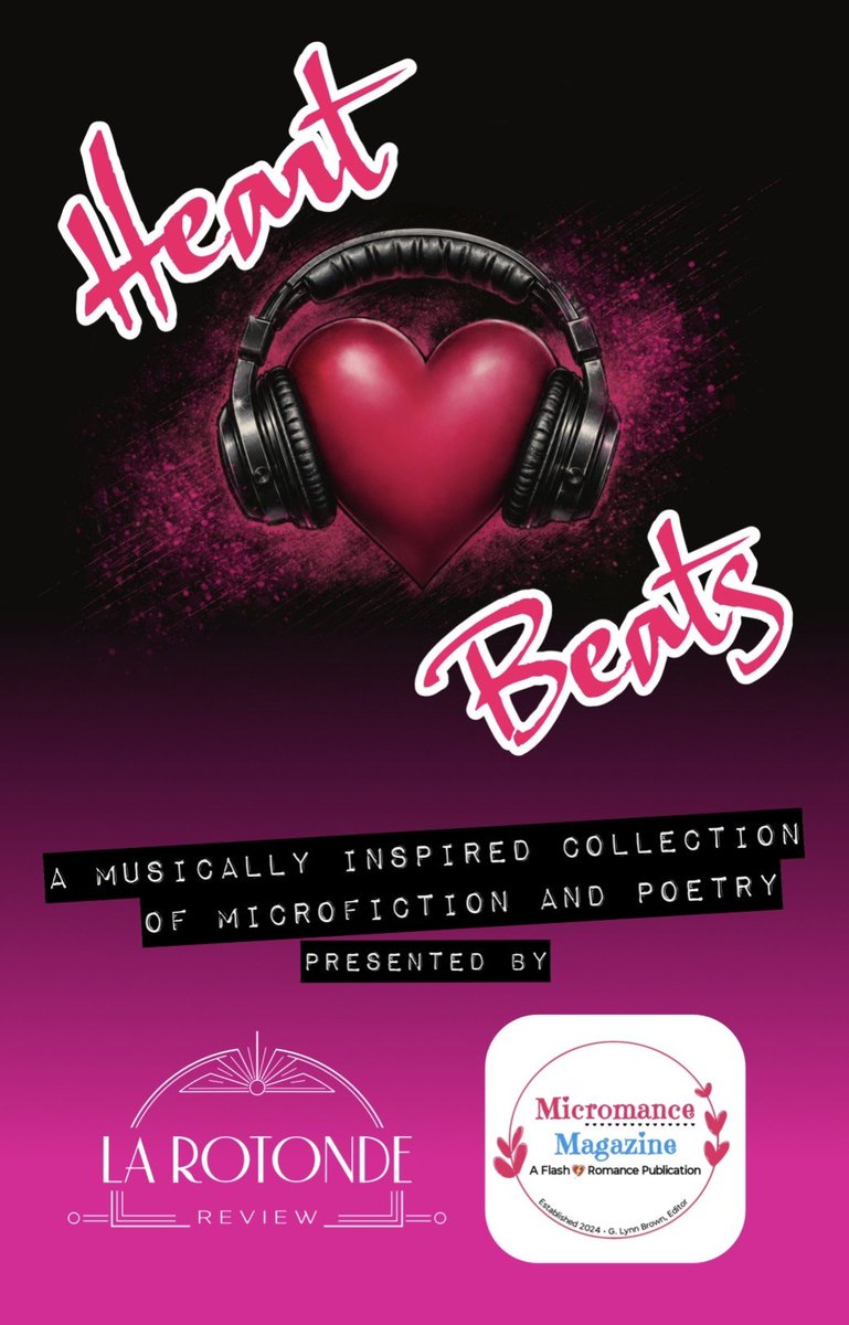 larotondereview's tweet photo. Heart Beats, our pdf anthology in collaboration with @MicromanceMag is live. Link on the comments — then see the pinned post! https://t.co/IZ20mGI1G9