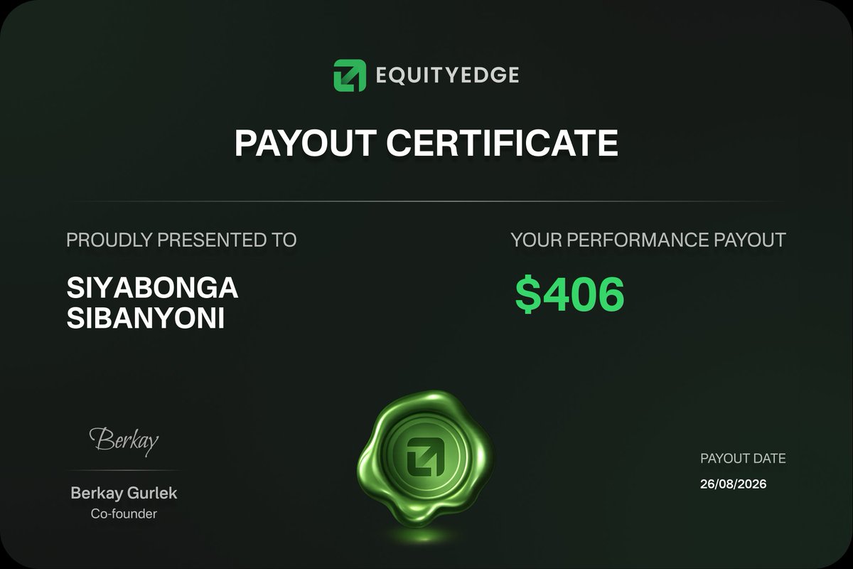SiyabongaSibany's tweet photo. Thank you @EquityEdgeUK, looking forward to more payouts🔥🔥
The best in the game. https://t.co/mypUpz2GqF
