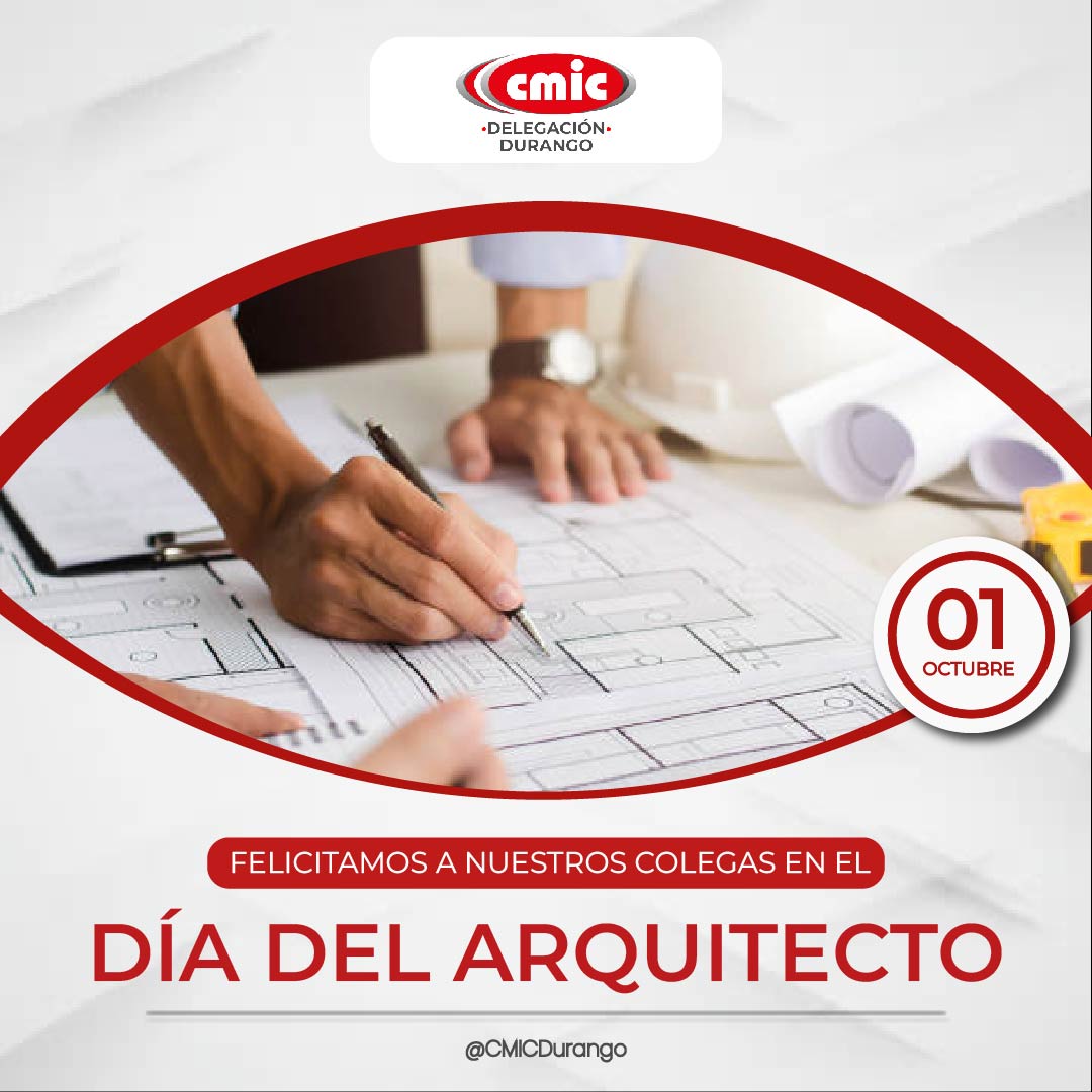 cmicdurango's tweet photo. Hoy conmemoramos el Día Nacional del Arquitecto 📐✨
Reconocemos la creatividad y visión de quienes diseñan el futuro, integrando innovación en cada rincón de nuestra sociedad.
En #CMIC celebramos a l@s arquitectos de nuestro gremio, pilar del progreso en Durango y México.🏛️🏗️ https://t.co/W23Z10yhwX