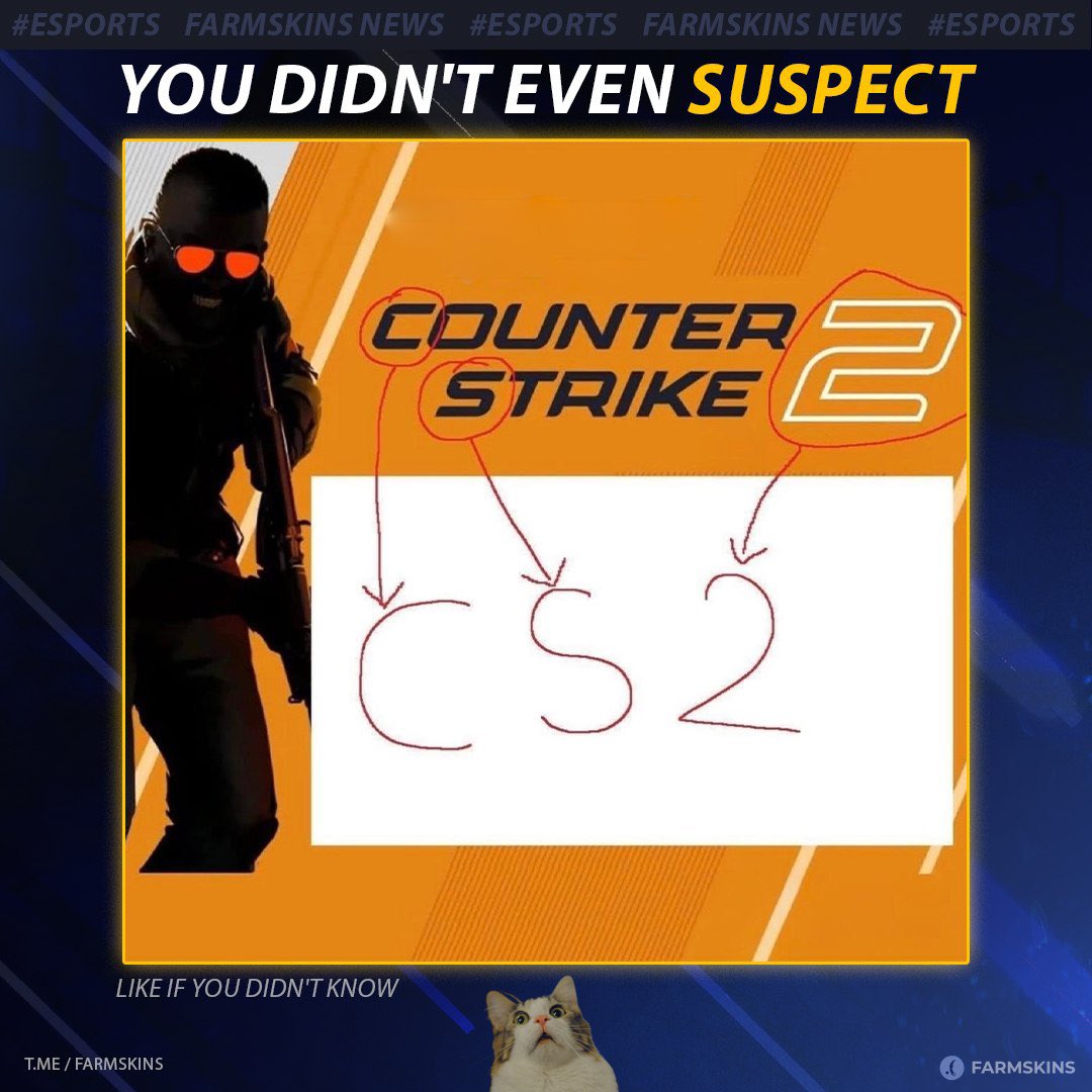 farmskins's tweet photo. Once you see it, you can’t unsee it 😭
CS2 was hiding in plain sight this whole time. Be honest — did you ever notice this before? 👀 https://t.co/yHK4yguMru