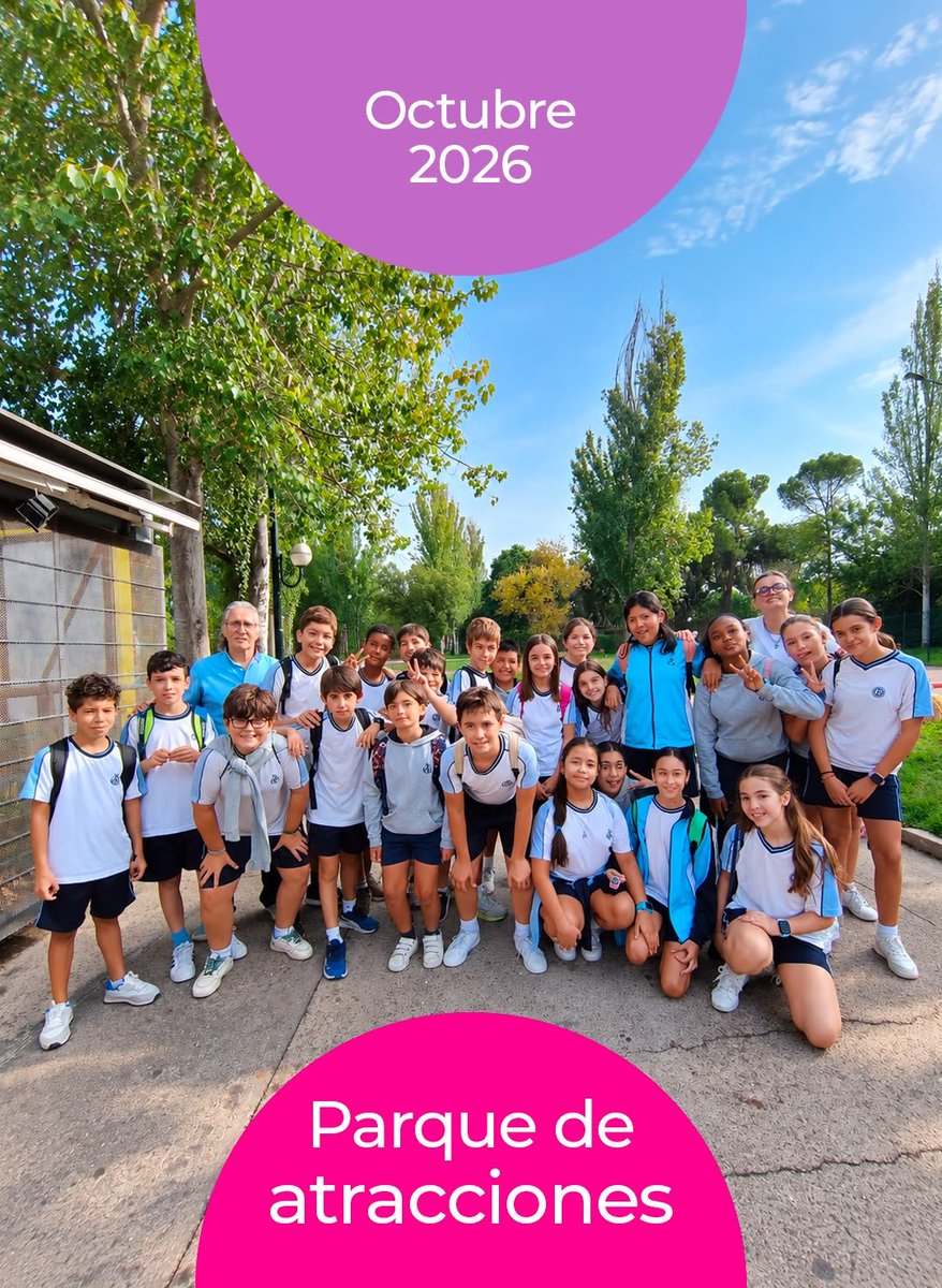 ColeMarillac's tweet photo. Hoy, nuestros alumnos de 6.º de Primaria han disfrutado de una jornada en el Parque de Atracciones de Madrid, junto a cerca de 8.000 alumnos de colegios religiosos de toda la Comunidad de Madrid, en un encuentro organizado por @ecatolicmadrid.  
#colegiosHHCC #EducaciónVicenciana https://t.co/YgGcyBHBYQ