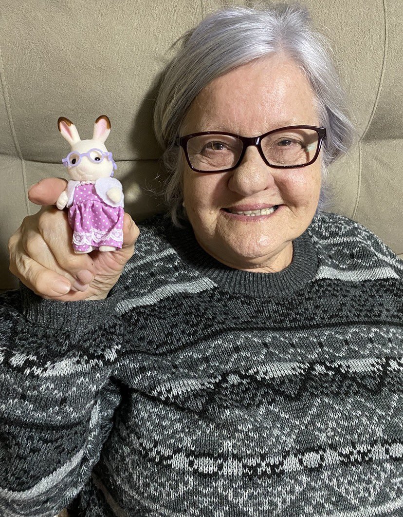 schoffsz's tweet photo. meus avós com as versões sylvanian families deles. https://t.co/UlqnB4yCqY