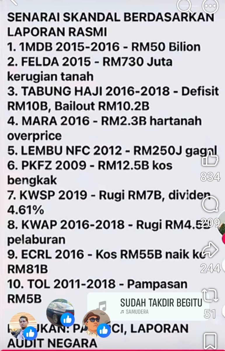 MFYusoff's tweet photo. Wak.Jahid Kata UMNO boleh buat lebeh Baik dari daripada Madani PMX? Ini kah yg dikatakan Lebeh Baik.🤣🤣🤣 @amer7211 @umnoonline  @kamikeadilan https://t.co/bNlGxCVdG1