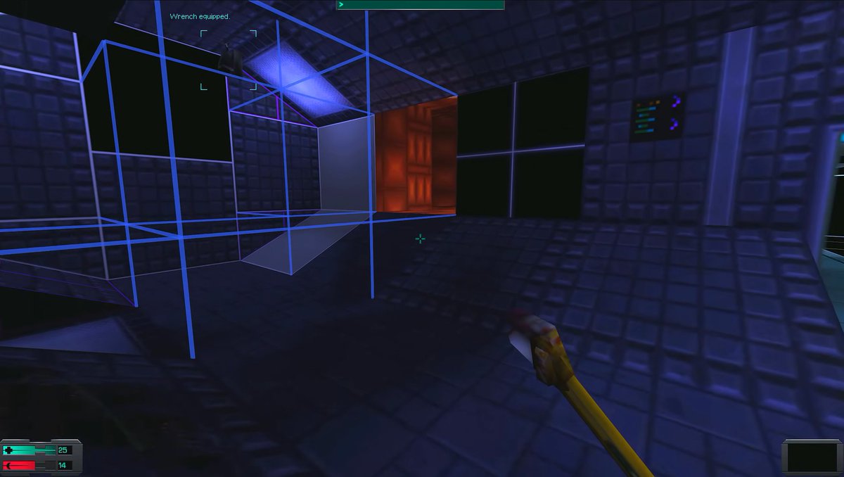 majuular's tweet photo. Honorable mention to System Shock 2 though it obviously doesn't use the same engine as the OG. It was undercooked, but Shodan manipulating spacetime to conform reality to her own memories was really cool in concept. https://t.co/nRFVdjnWIw