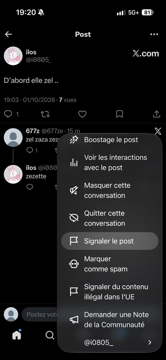 677ze's tweet photo. @i0805_ j’te signale bye https://t.co/CXyaiEj46J