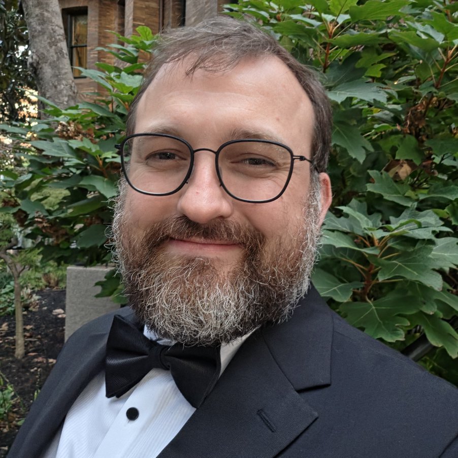 angrycryptoshow's tweet photo. JUST IN: #Cardano $ADA Founder Charles Hoskinson says he's at "DC for a thing."
