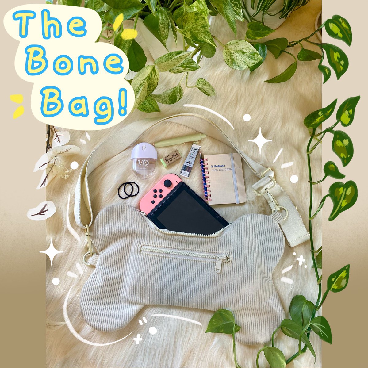 FawxStar's tweet photo. Alright Puppy Pack, Pup Apparel’s final addition this season is here!!
My holy grail, the love of my artistic life, and my daily companion, THE BONE BAG!
Priced at 💲6️⃣5️⃣ a piece these will go up for preorders tonight at 6pm est! https://t.co/m1WmzqPwZY