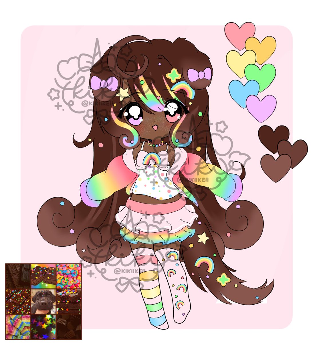 kikiikeii's tweet photo. another adopt up on vgen!! (I wanted to keep her so bad omg..) 🐾🍭 https://t.co/CVQCh4zgzD