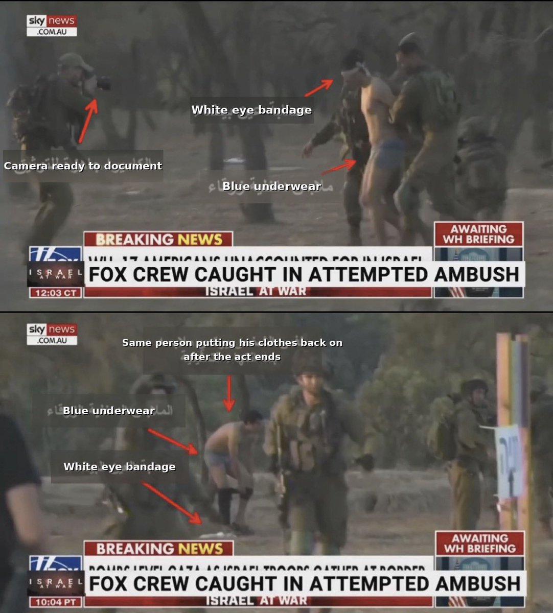 Wallface's tweet photo. Who else remembers when the IDF and Fox News got caught staging an ambush? https://t.co/XU8Ouf3Iba
