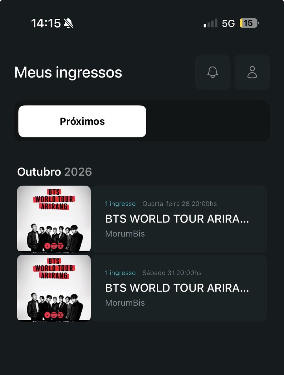 Miilins_'s tweet photo. Feliz dms ❤️! Não ganhei golpe, realmente minhas amigas virtuais conseguiram o ingresso pra mim ! BTS é nosso mês ! #bts #saopaulo #ingresso https://t.co/aXxIMPYzhY