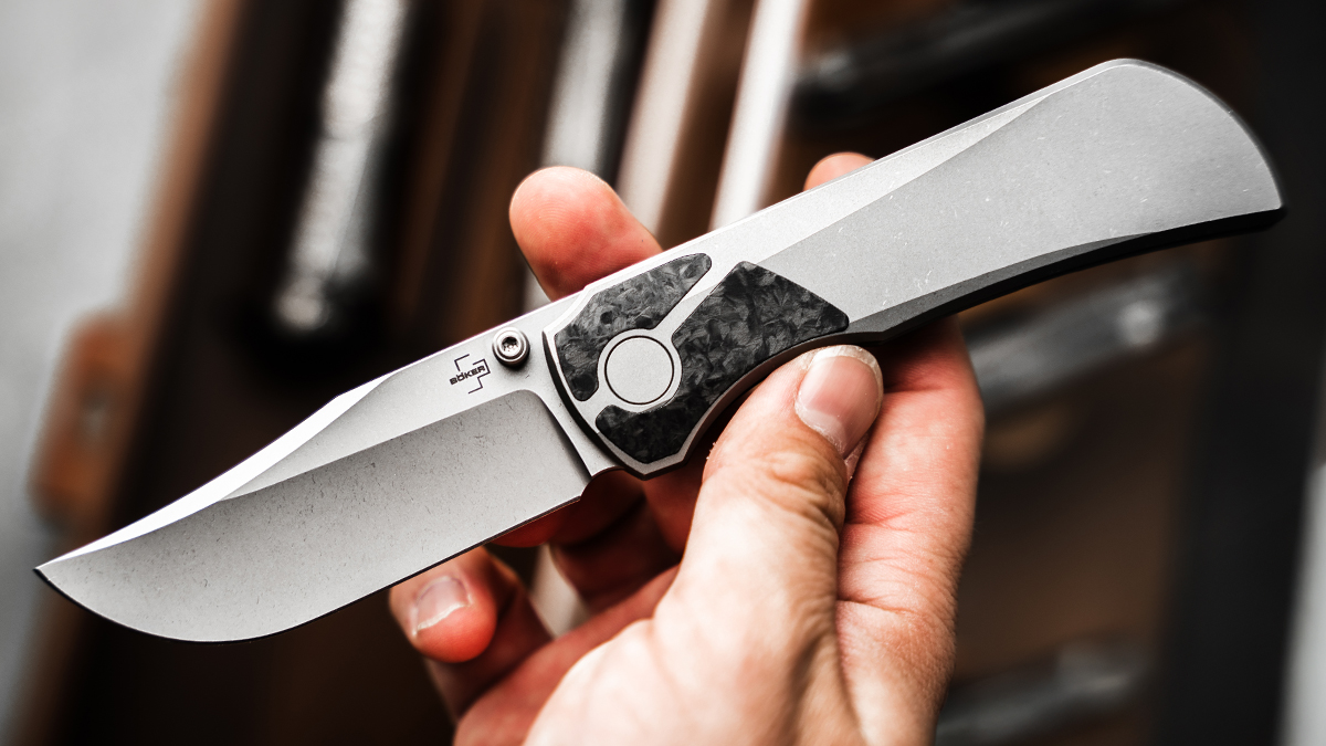 BokerKnives's tweet photo. 🔥🔪 Fascination – limitless. Unleashed!
The Boker Plus Collection 2026 by Jared Price: Böhler M390, stonewashed clip-point blade, titanium frame lock &amp; Marble Carbon inlays.
🌎 Limited to just 500 pieces worldwide.
https://t.co/0xKASTvwtK
#BokerPlus #Collection2026 https://t.co/KvJH6wXVdy