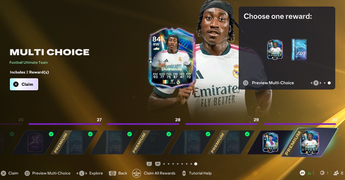 FUTxGG's tweet photo. How to get OVER 7,500 SP

Ultimate Team (4850 SP)
🔸List 10 Cards on the Market
🔸Buy 10 Cards on the Market
🔸Win 10 Matches
🔸Score 10 goals with a Spanish Player
🔸Win 3 Matches with the ICON Home Kit* ( 1000 SP)
*Icon Kit = 15K

Manager Career Weekly (700 SP)
🔸Play 5 Career Mode Matches

Player Career Weekly (750 SP)
🔸Complete 10 Match Objectives
🔸Start a player career with Endrick & play only his highlights and complete the objectives

The Grounds (1100 SP)
🔸Hit 50 Street Targets
🔸Play 10 Rush Matches
🔸Play 10 Kickabout Matches

Weekly Objectives (500 SP)
🔸Play 12
🔸Score 16