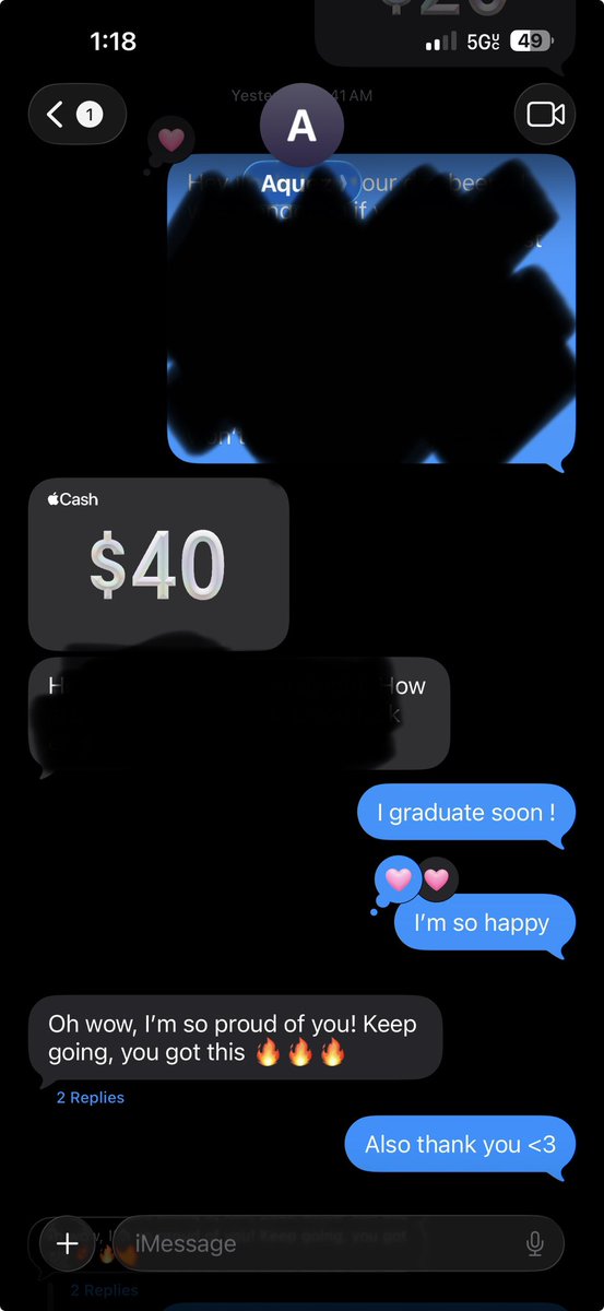 LUSTKOO1's tweet photo. @rizzdeforge Btw this is what it looks like when you heart a message of your own too  it shouldn’t be black it should be blue https://t.co/NKJPFfVZW1