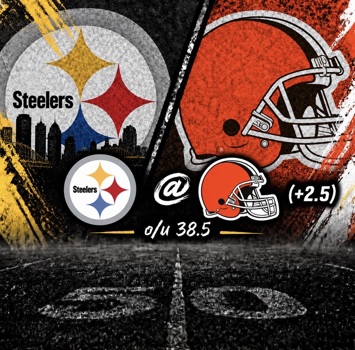 PostSnapPodcast's tweet photo. Who do YOU have for TNF? #DawgPound #HereWeGo https://t.co/mPHUnSOAe5