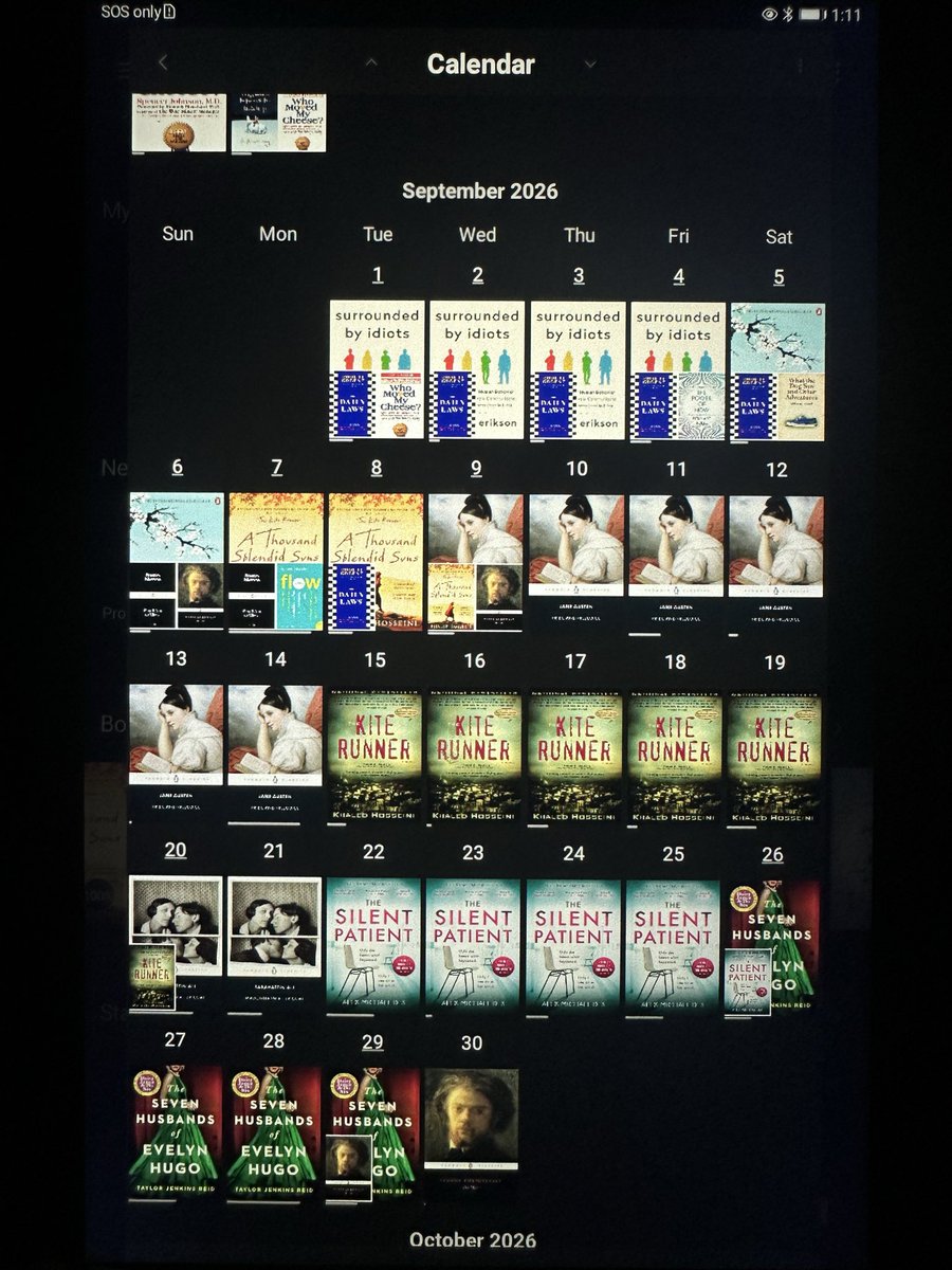 queencastles777's tweet photo. September wrap-up.. I read whatever my mood asked for… Some I loved, some I argued with, some emotionally destroyed me. But what a reading month.

My October belongs to The Idiot.. 💕 https://t.co/hnVumIXeZt