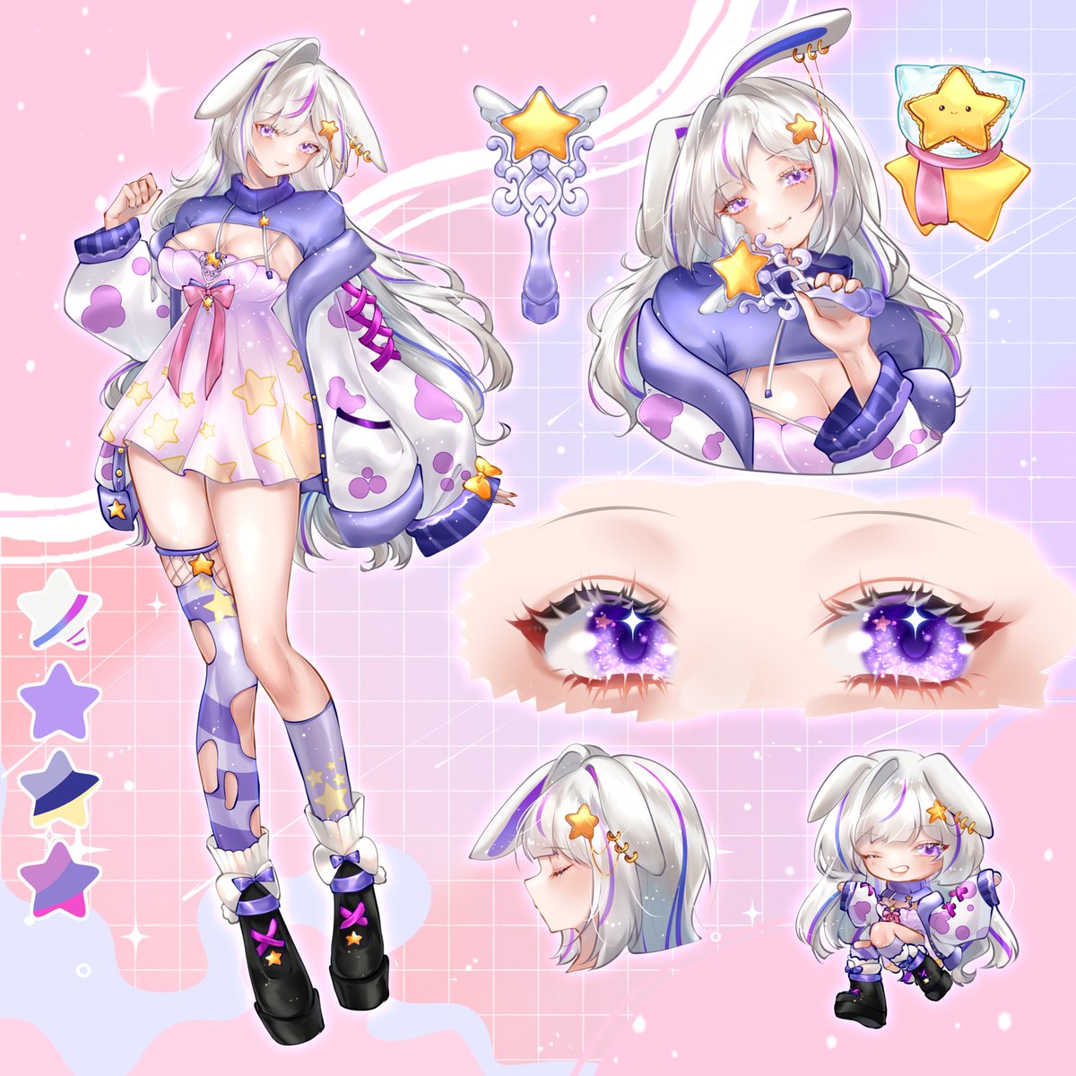 xgabbzz's tweet photo. @mugget_vt Omg I love this style!💜 https://t.co/qnCwUQphUn