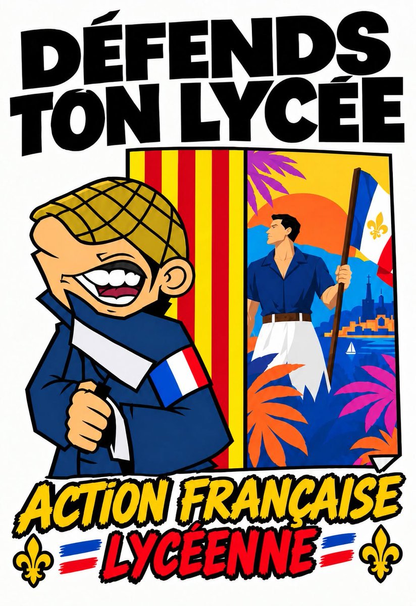 Monarchies2000's tweet photo. Le étudiants de l' @actionfrancaise Lycéenne, mouvement royaliste, vont-is entrer à leur tour dans la danse des évènements qui secouent la France actuellement ? 1/3 👇 #monarchy #monarchie #France 👑🇫🇷⚜️ https://t.co/lZF5e7ycLK