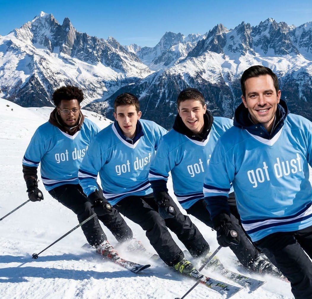 fagtilli's tweet photo. Reminiscing on amazing weekend visiting
French Alps with associates. So glad we were able to coordinate the outfits. We all look #permanentlydialed. @DannyGoldy still looking for those kids that ripped you for your bald spot cap. Like get a life.
@DanielMagwheels @KThompBag https://t.co/ktaVXHBaT0