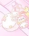 worldtetrad's tweet photo. It’s such a tiny little inconsequential detail but Emu and Rui having a matching bunny keychain is living in my head rent free 

how do you think they got them was it a joint decision or did emu buy them and end up giving Rui one. https://t.co/vHhTbIhWF7