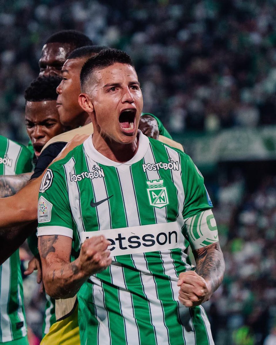 jamesdrodriguez's tweet photo. Victoria, tres puntos y una noche para seguir sumando confianza. 💚 https://t.co/ByzntJ7CHy