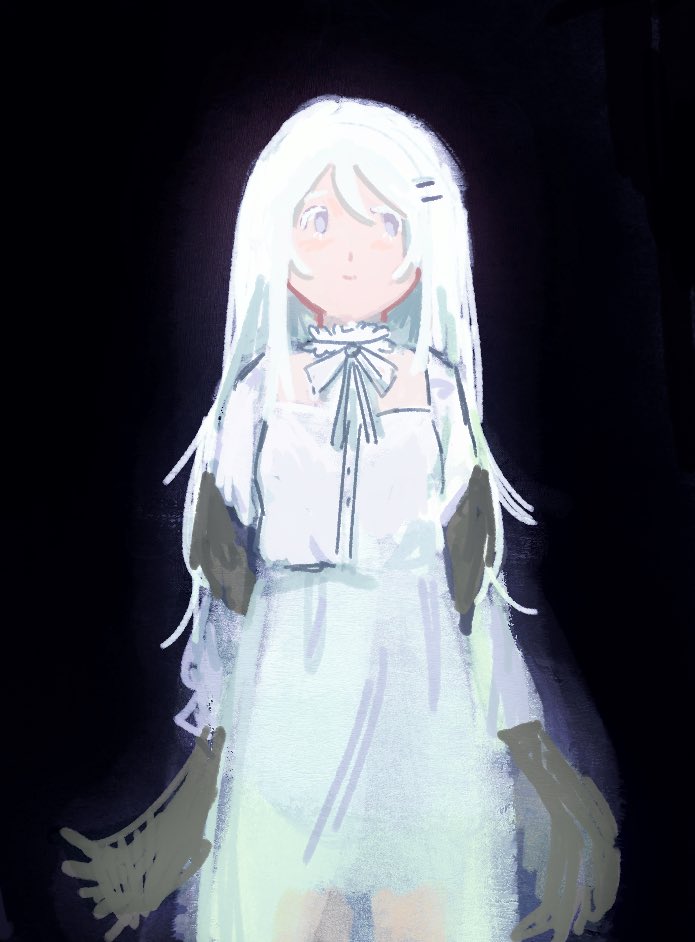 yuribnuuy's tweet photo. trying to figure out how to draw her https://t.co/PGof1mBPrH