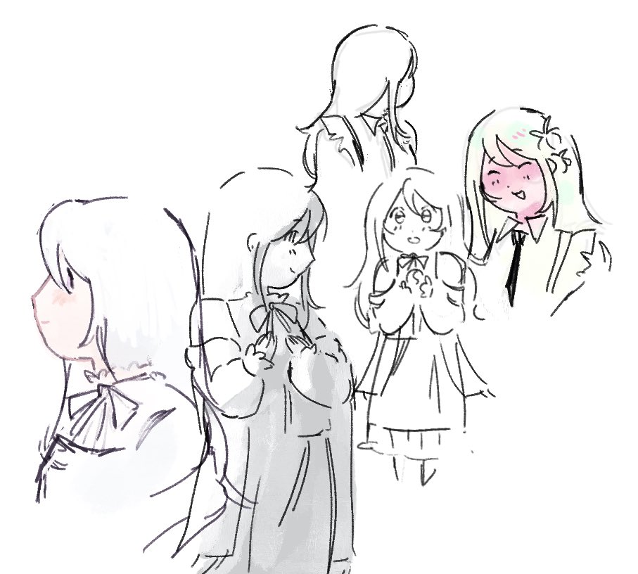yuribnuuy's tweet photo. trying to figure out how to draw her https://t.co/PGof1mBPrH