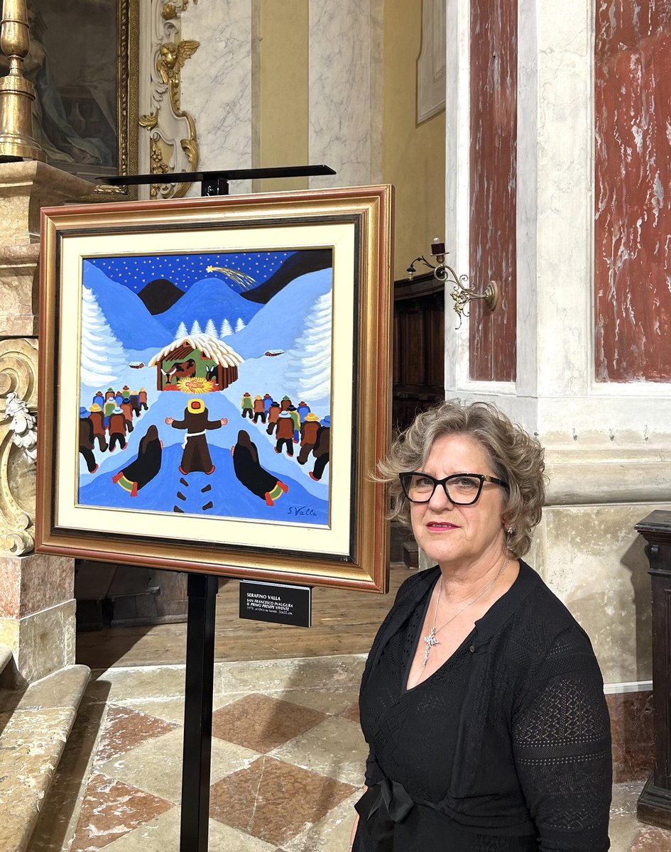 GPuntelli's tweet photo. Il significato dell’attesa raccontato dai colori e dalla ricerca di Serafino Valla. Oggi, a Modena, nella chiesa di San Domenico, l’inaugurazione della personale del maestro, a mia cura, in collaborazione con la figlia e curatrice Giuseppina Valla, dal titolo, appunto, L’Attesa: opere nelle quali Serafino Valla ha raccontato la linea dell’infinito calandola nella storia. L’esposizione, estremamente apprezzata, inserita in uno spazio particolare della stupenda chiesa, sarà divulgata e accompagnata anche da eventi musicali durante il mese di ottobre: per la mia presentazione di un’opera clicca qui https://t.co/Zs8lVspq7g