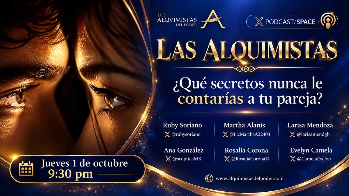 rubysoriano's tweet photo. 🎙️Hoy es jueves de #AgendaEmocional con #LasAlquimistas
🎙️Los esperamos a las 9:30 con nuestras #MujeresPoderosas 
🎙️@rubysoriano @larisamengh @RosaliaCorona14 @CamelaEvelyn @scepticaMX @LicMarthaA32404 

https://t.co/o0RVdyxMBL https://t.co/MIqU0JKI6a