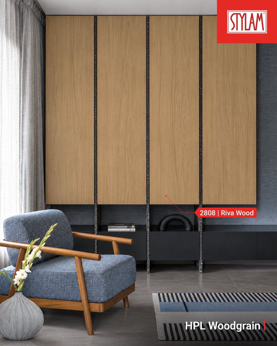StylamLaminate's tweet photo. BRING NATURAL ELEGANCE TO EVERY SPACE.

Discover 2808 | RIVA WOOD by STYLAM® — a wood-inspired surface that brings warmth, character, and timeless appeal to contemporary spaces.
#Stylam #RivaWood #SurfaceDesign #InteriorDesign https://t.co/bRep33Pqj0