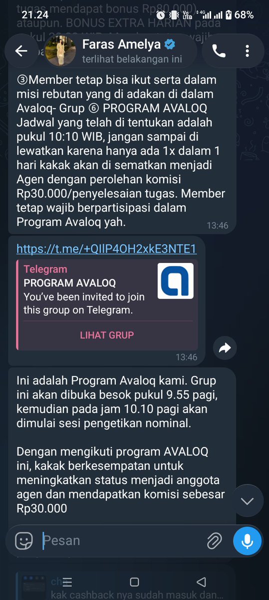 ore0keju's tweet photo. SCAM FEEDBACK HADIAH DAPET KOMISI 

Awalnya di telfon dapet hadiah gratis, gak lama hadiah dateng dan 2 hari yg lalu di telfon untuk konfirmasi sudah nerima hadiahnya, lalu sorenya di invite ke grup wa untuk review dan dikasih komisi. https://t.co/vvFxvz9Tqm